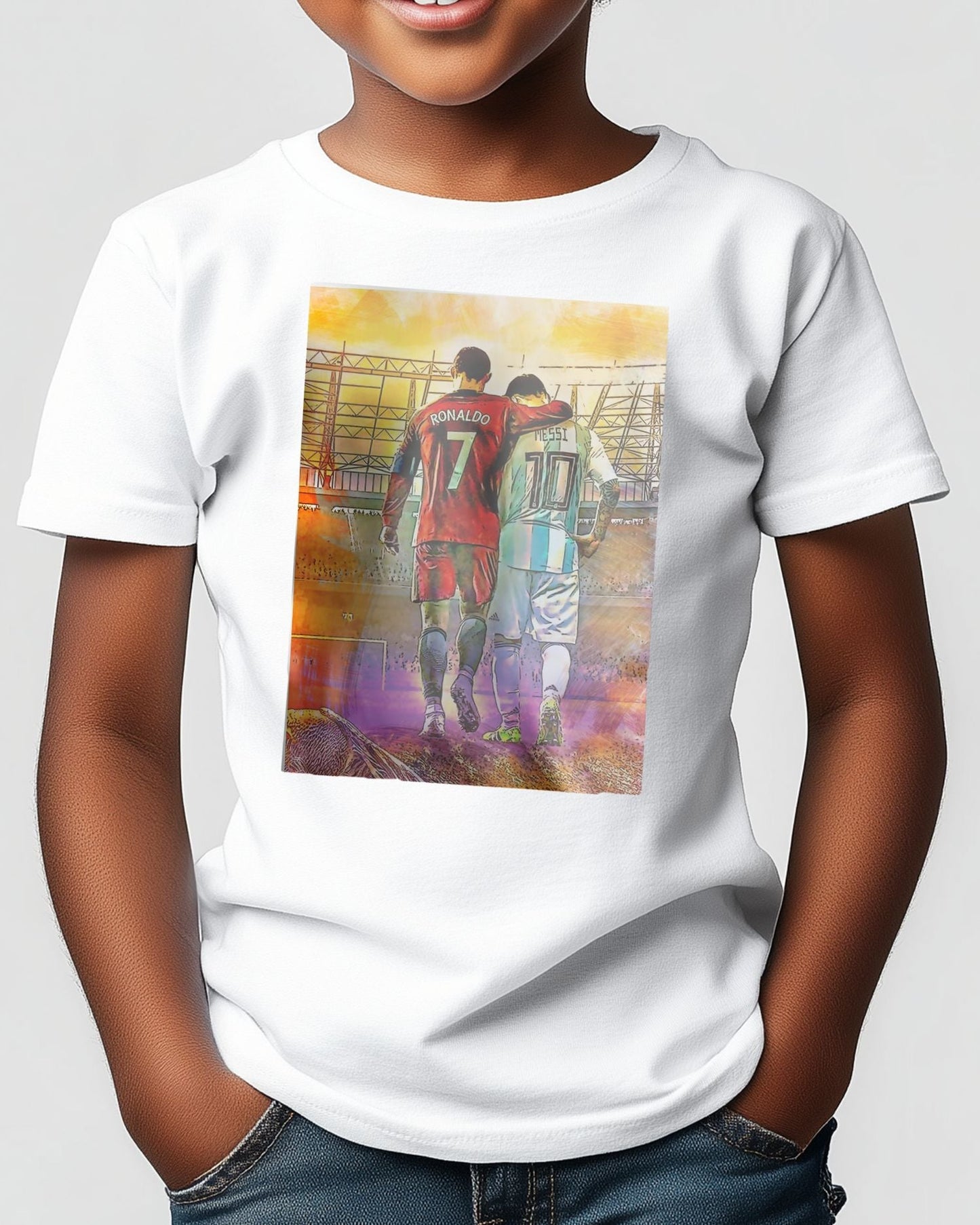 Tee Messi And Ronaldo - @ArtStyle