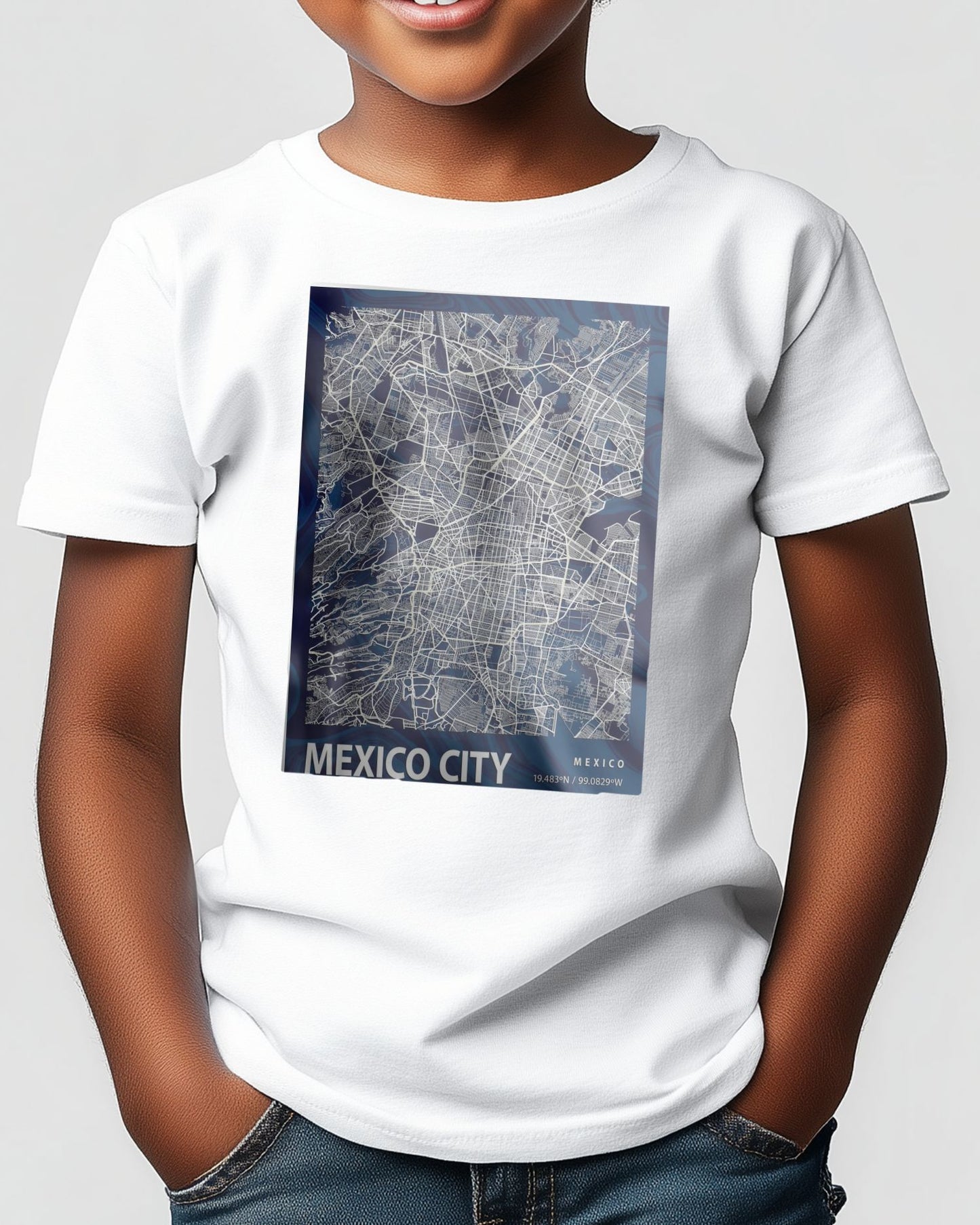 MEXICO CITY CROCUS MARBLE MAP - @Helios