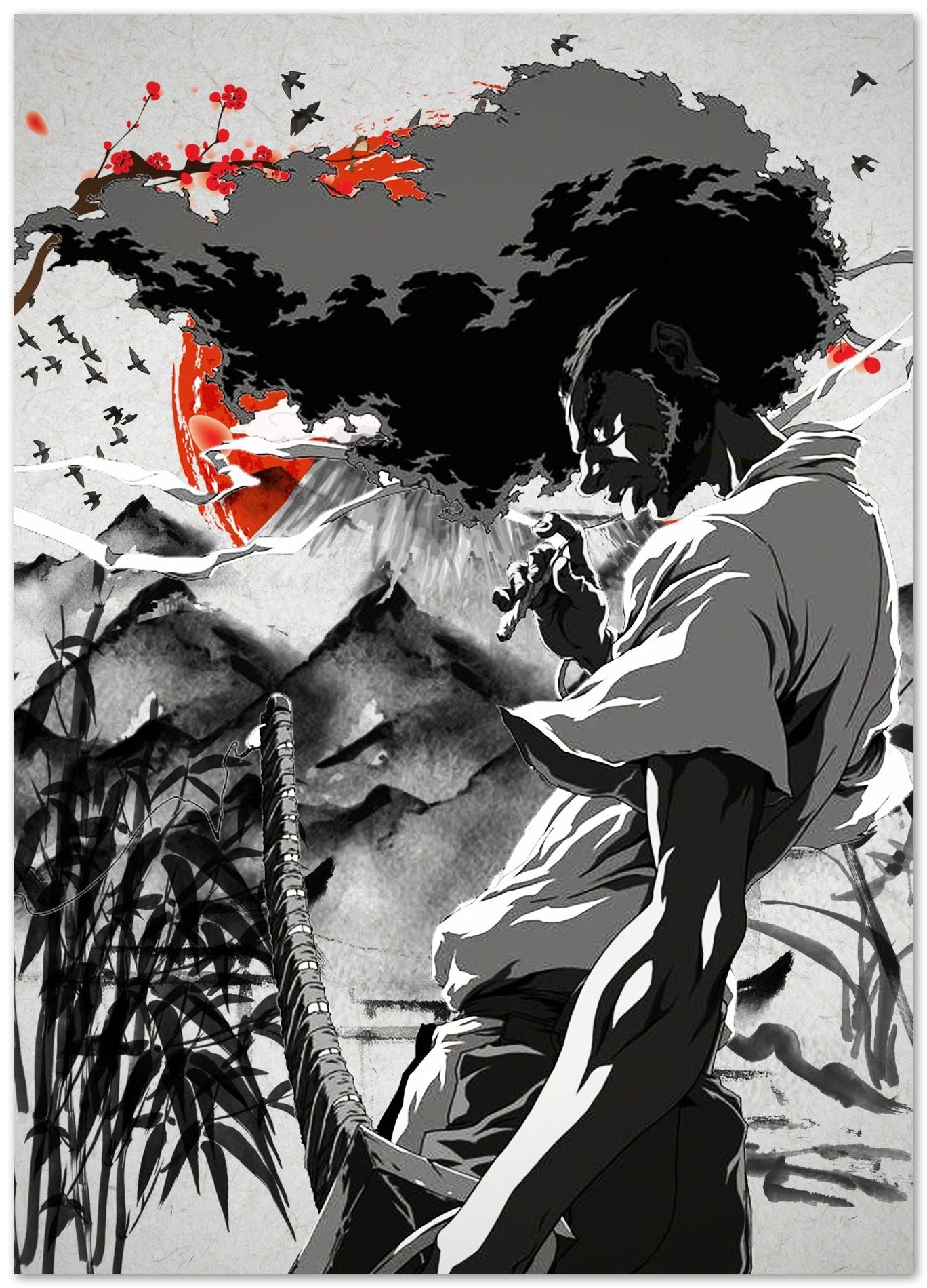 Afro Samurai Painting high quality