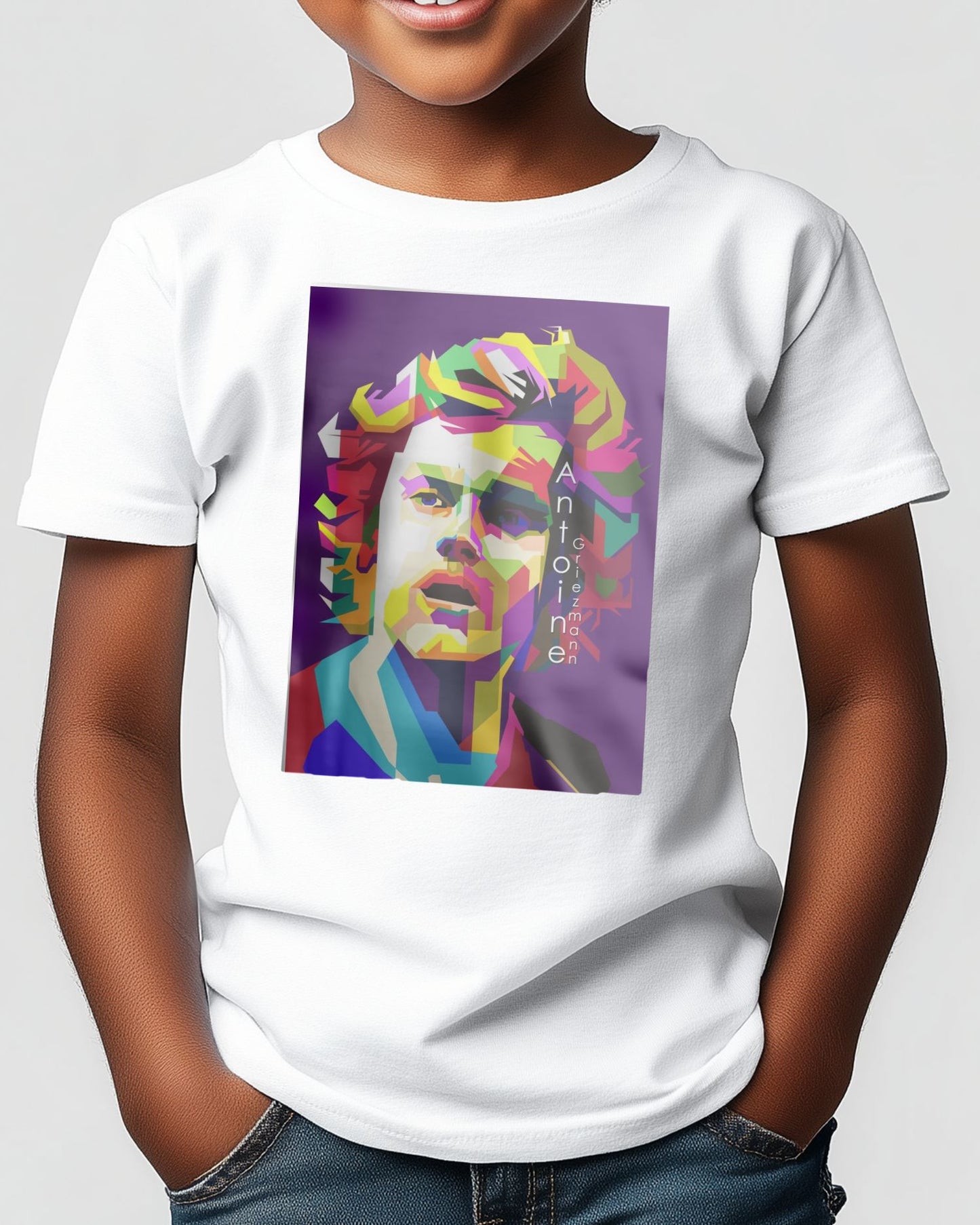Antoine Griezmann Soccer Football Pop Art WPAP - @Artkreator