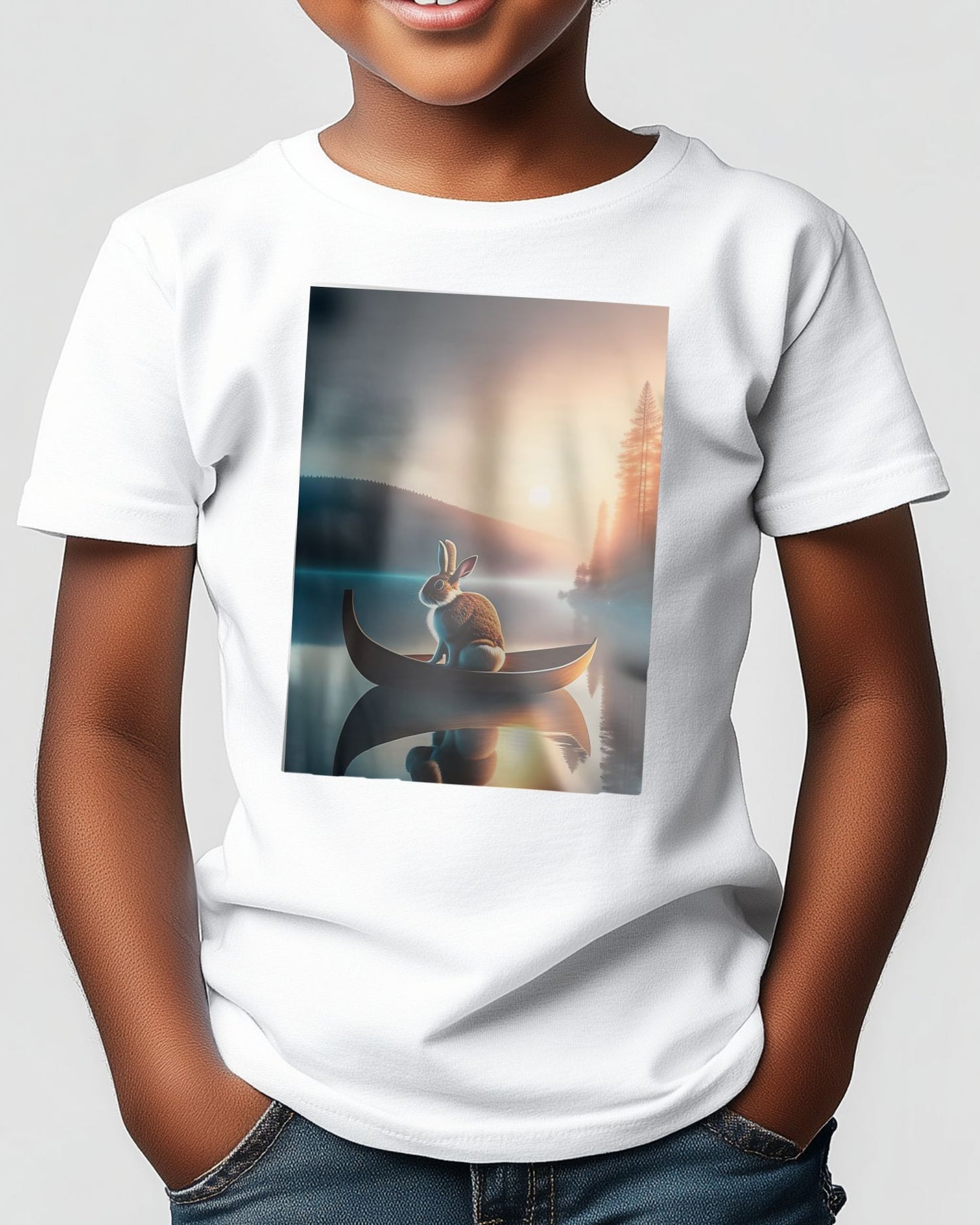 cute bunny in mountain - @widart