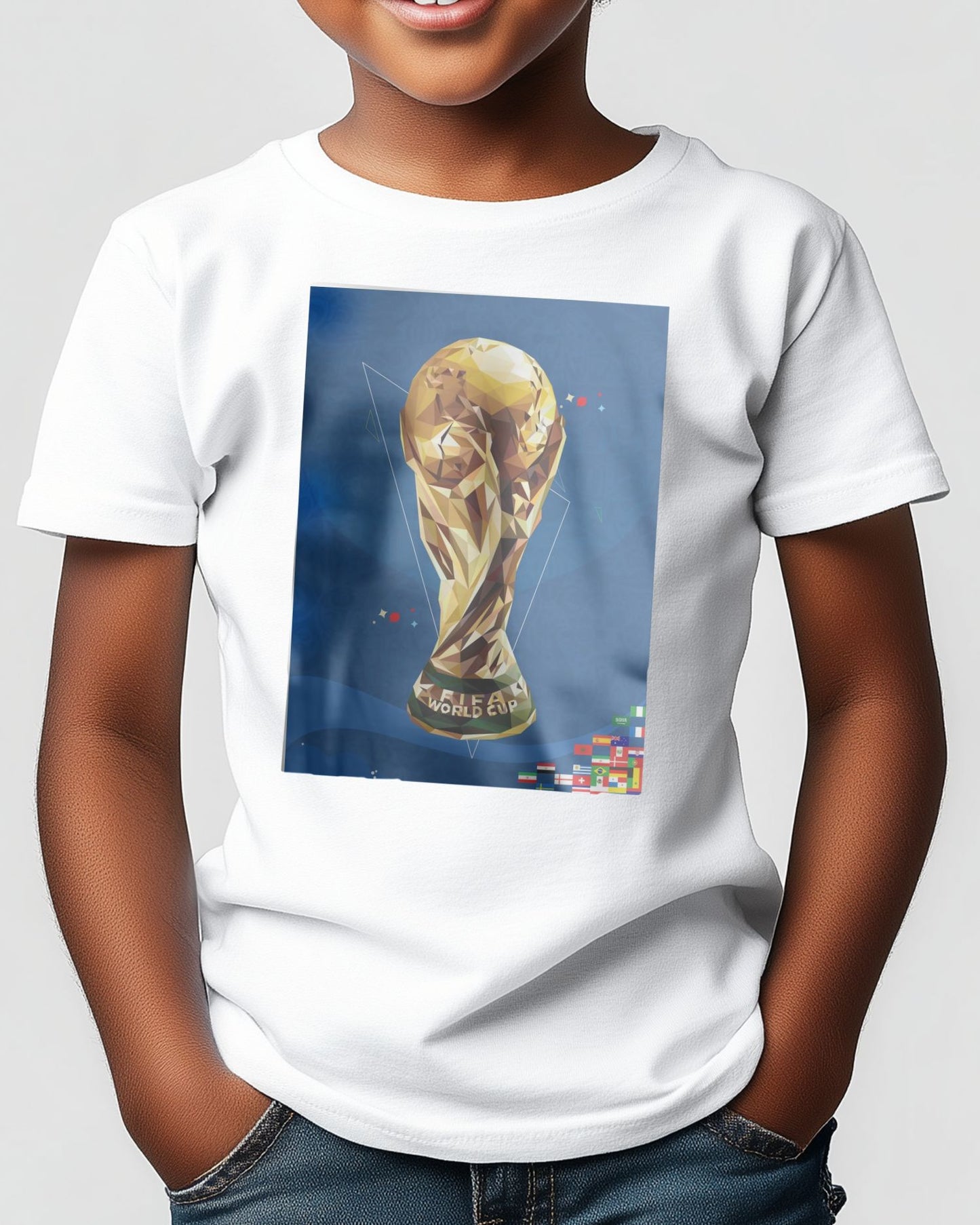 football world cup trophy geometric - @Artnesia
