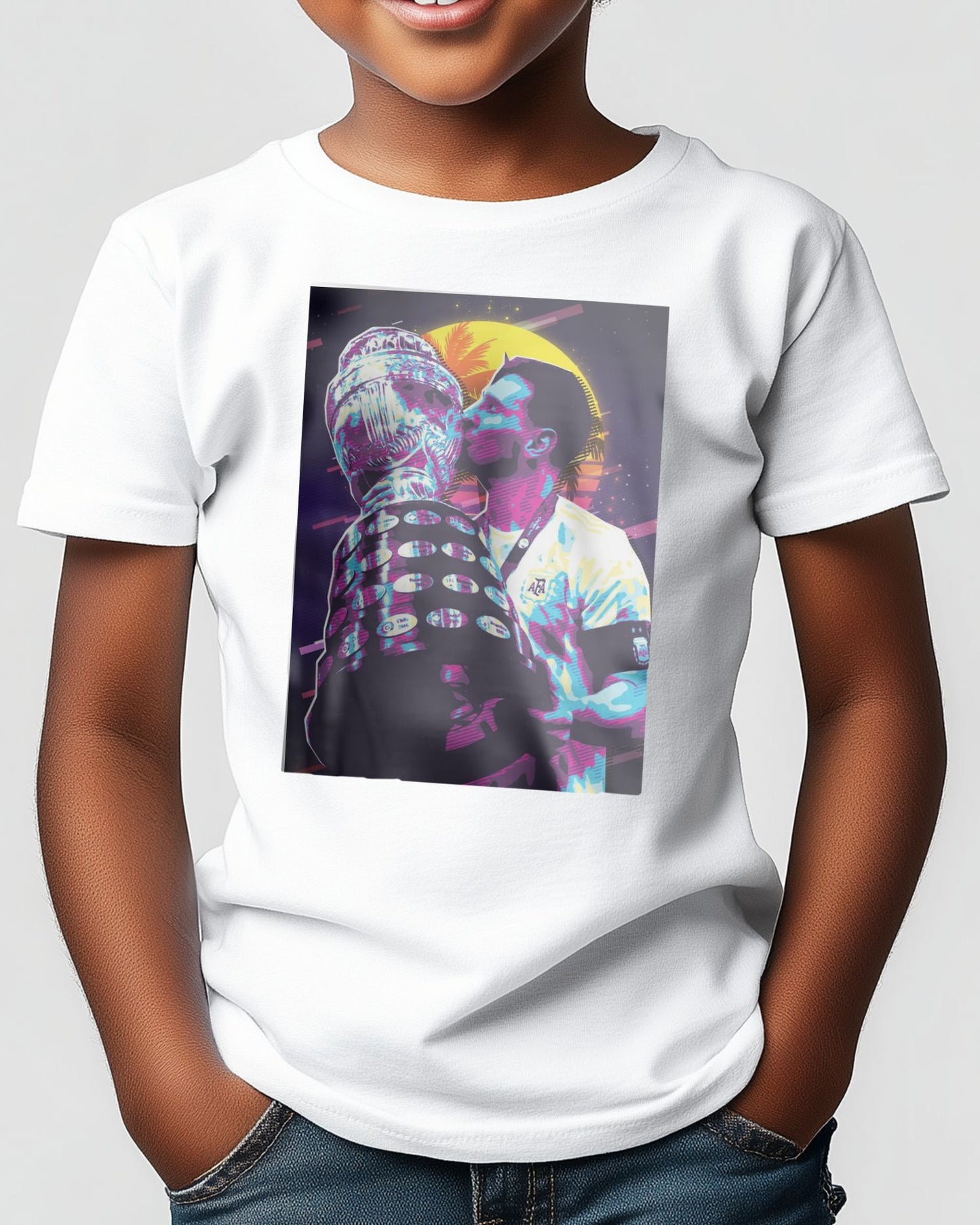 Leo Messi With Trophy - @ColorizeStudio