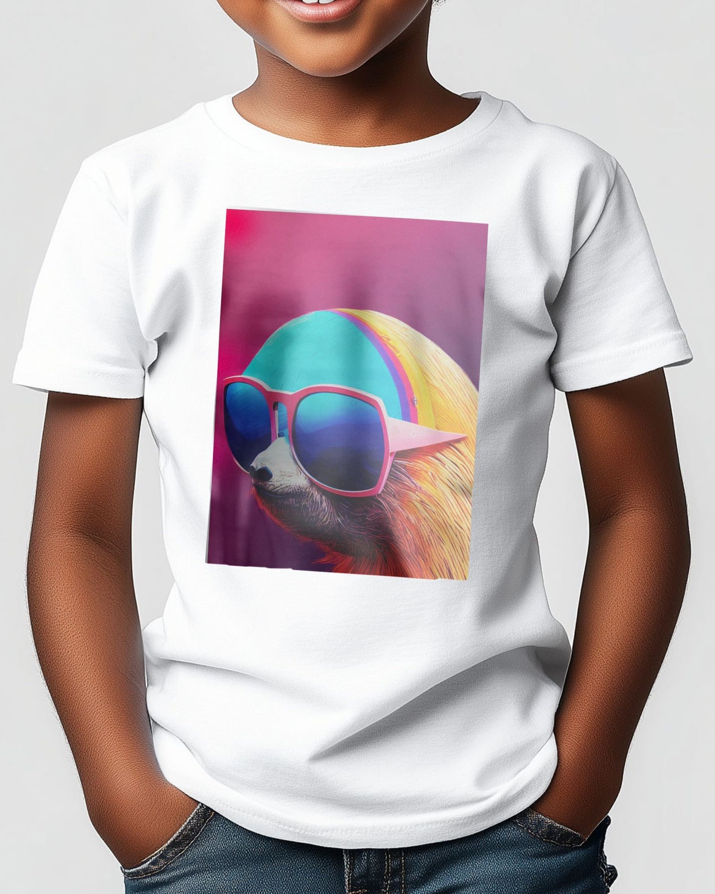 Retro nursry animal Cute Adorable SLoth - @Artnesia