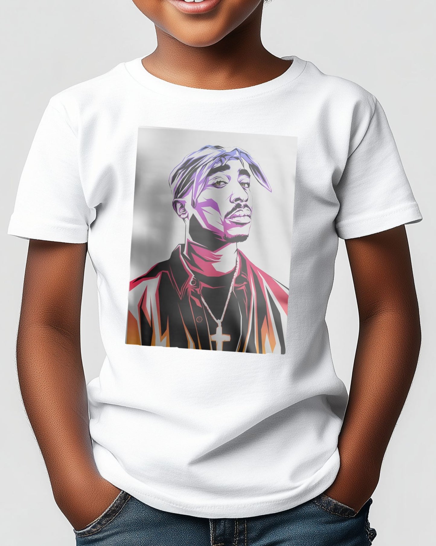 Tupac Shakur Color Art 2 - @LuckyDream