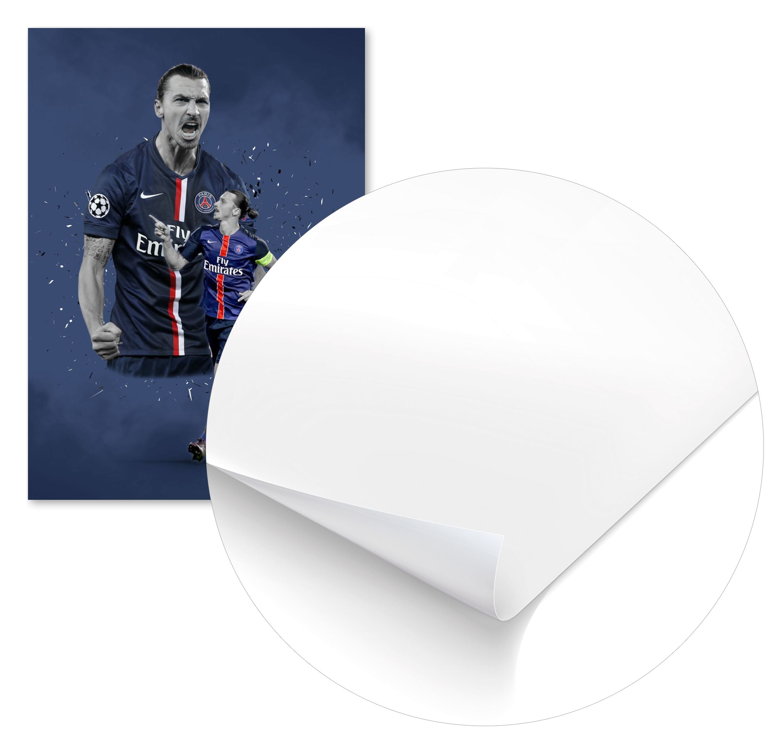 Zlatan Ibrahimovic PSG - @REZDESIGN - Buy illustrations and