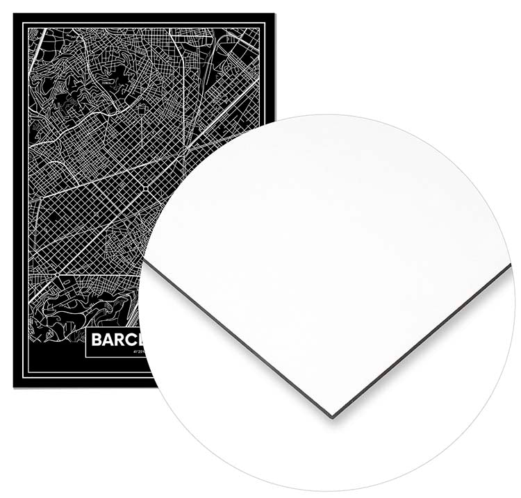 Barcelona Black Color Map - @franck86