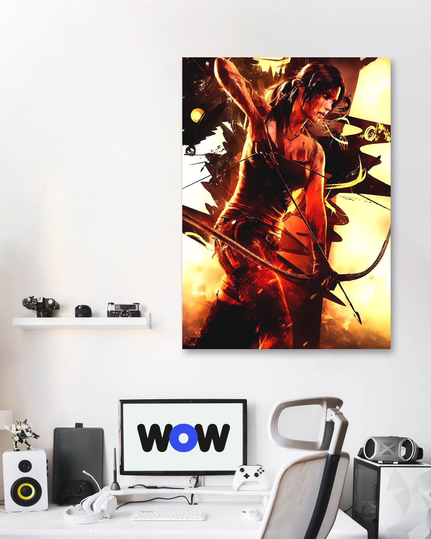 Tomb Raider Lara Croft Forest bow - @SyanArt