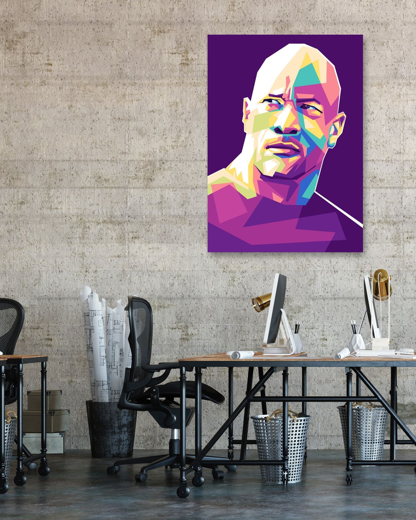 Dwayne Johnson - @VickyHanggara