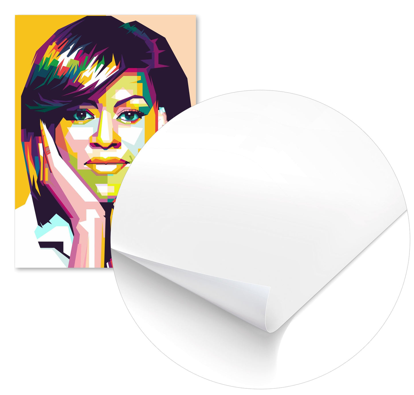 Michelle Obama Pop Art - @WpapArtist