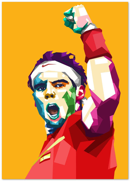 Rafael Nadal Pop Art - @FadilRamadhan