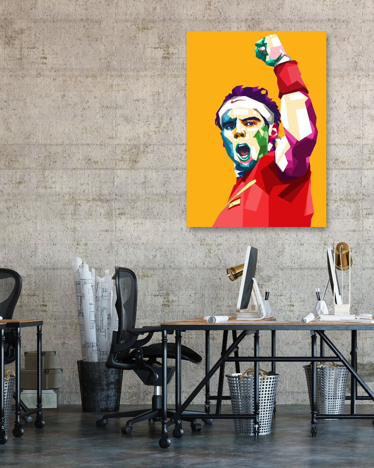 Rafael Nadal Pop Art - @FadilRamadhan