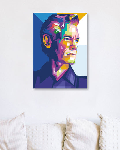 Randy Travis Pop Art - @WpapArtist