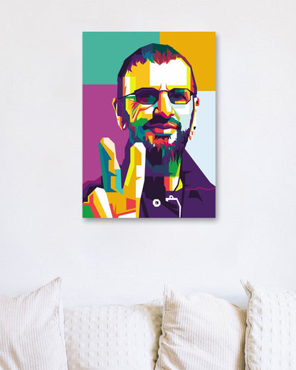 Ringo Star Pop Art - @WpapArtist