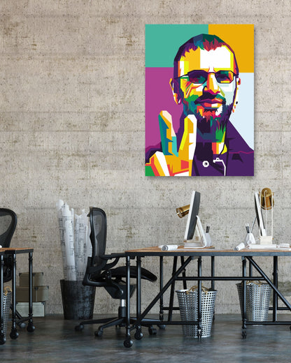 Ringo Star Pop Art - @WpapArtist