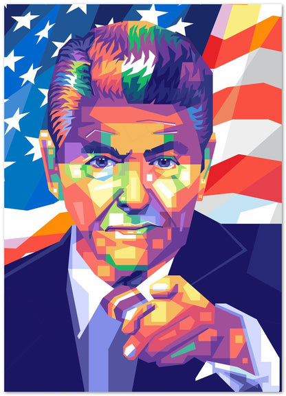 Ronald Reagan Pop Art - @WpapArtist