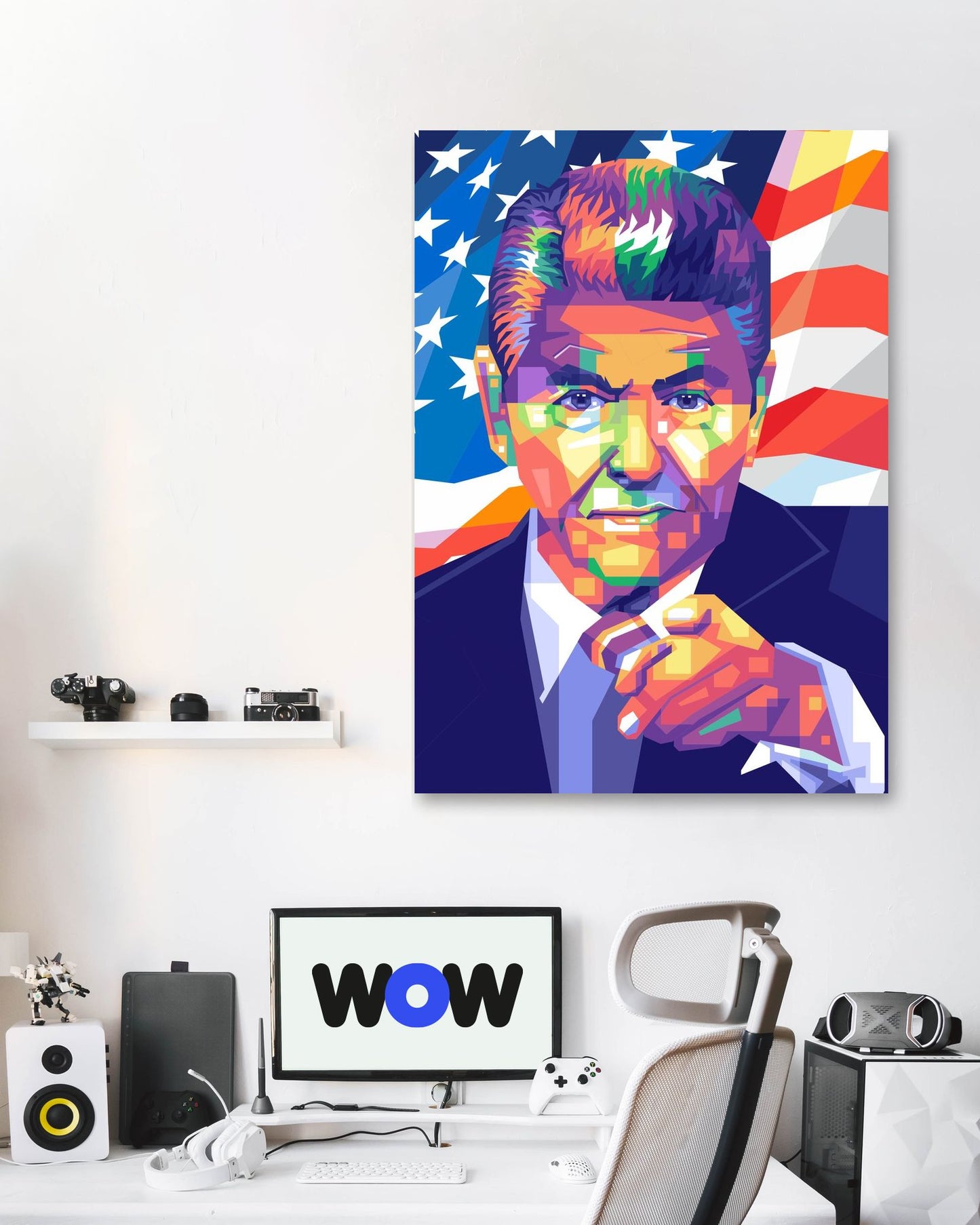 Ronald Reagan Pop Art - @WpapArtist