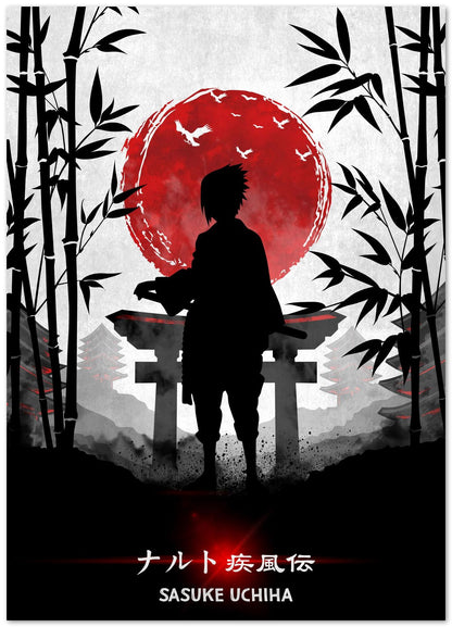 Sasuke japanese art - @UciStudio