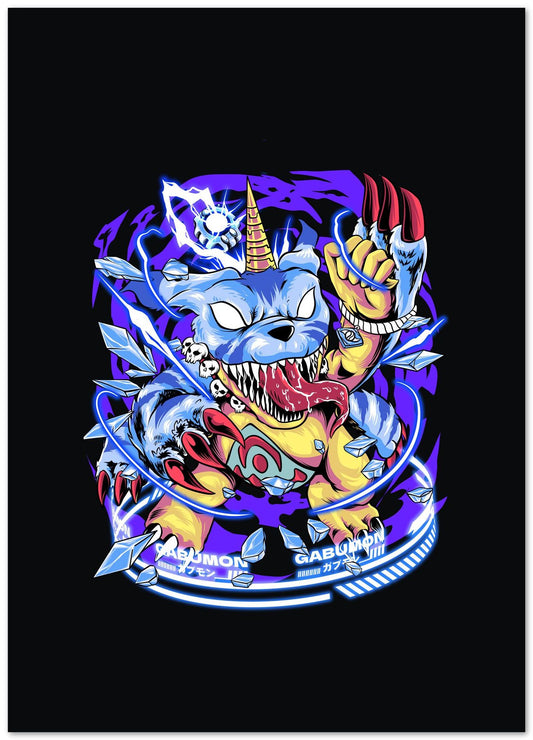 Gabumon Digital Monster - @Destrophya