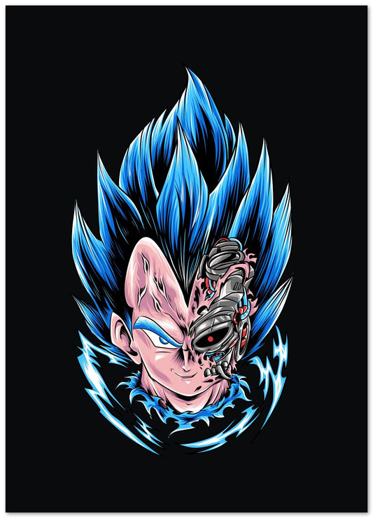 Blue Saiyan Vegeta - @Destrophya