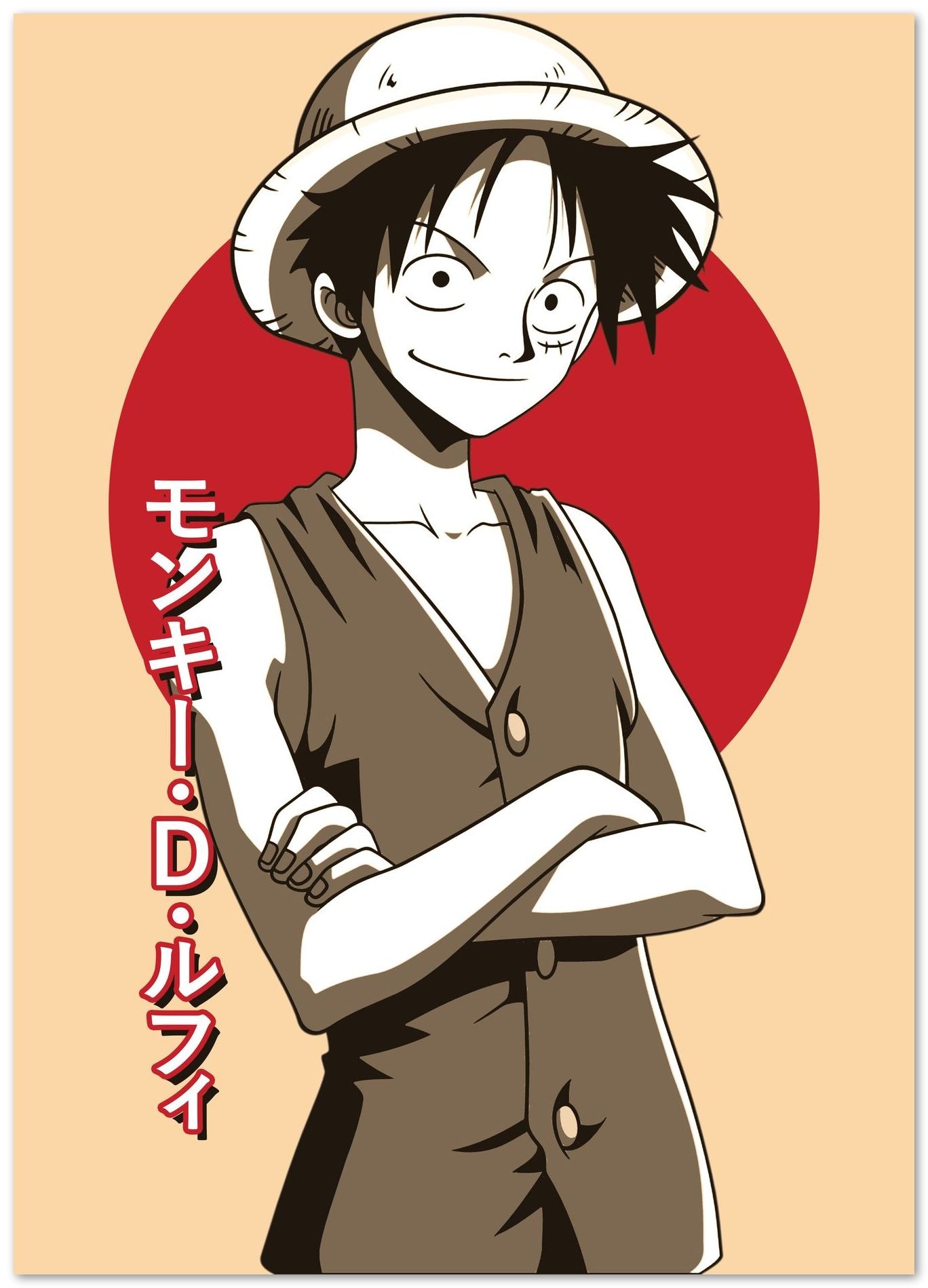 Luffy One Piece - @PowerUpDesign