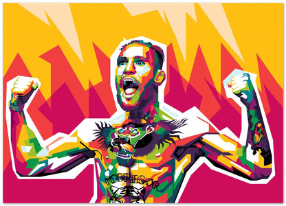 Legend UFC pop Art - @WpapArtist