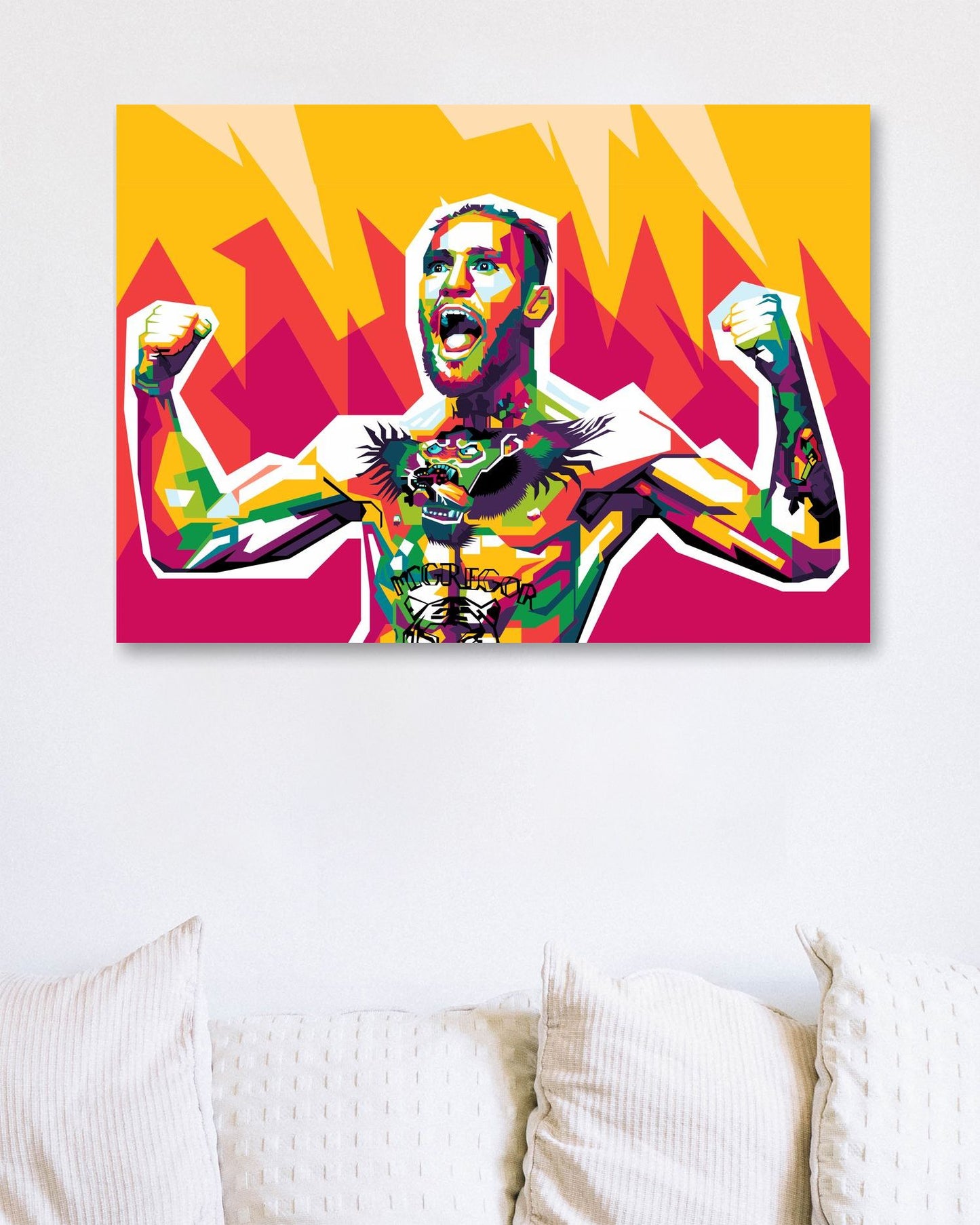 Legend UFC pop Art - @WpapArtist