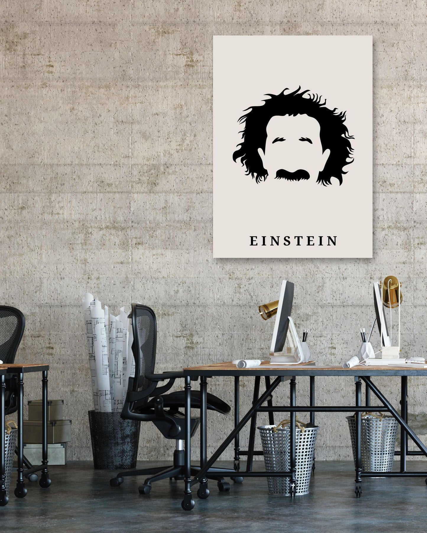 Albert Einstein  - @DannyArt