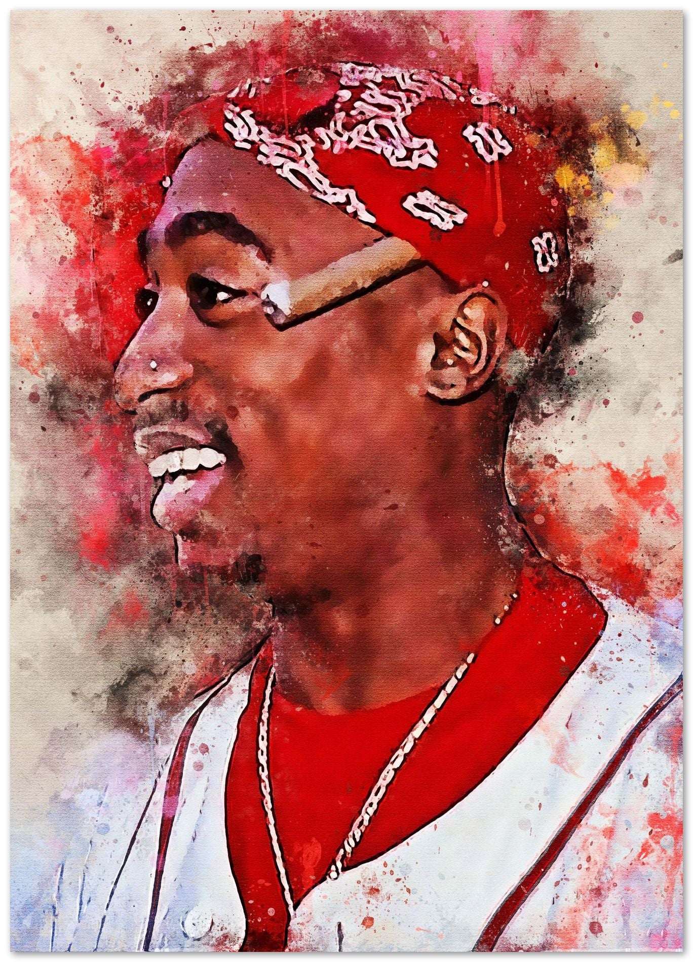 splatter by Tupac Shakur - @4147_design