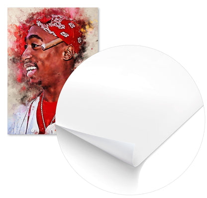 splatter by Tupac Shakur - @4147_design