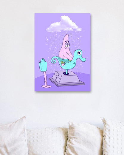 patrick star sad and happy - @beautifulday