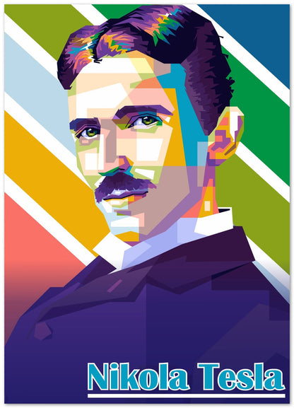 Nicola Tesla Pop Art - @WpapArtist