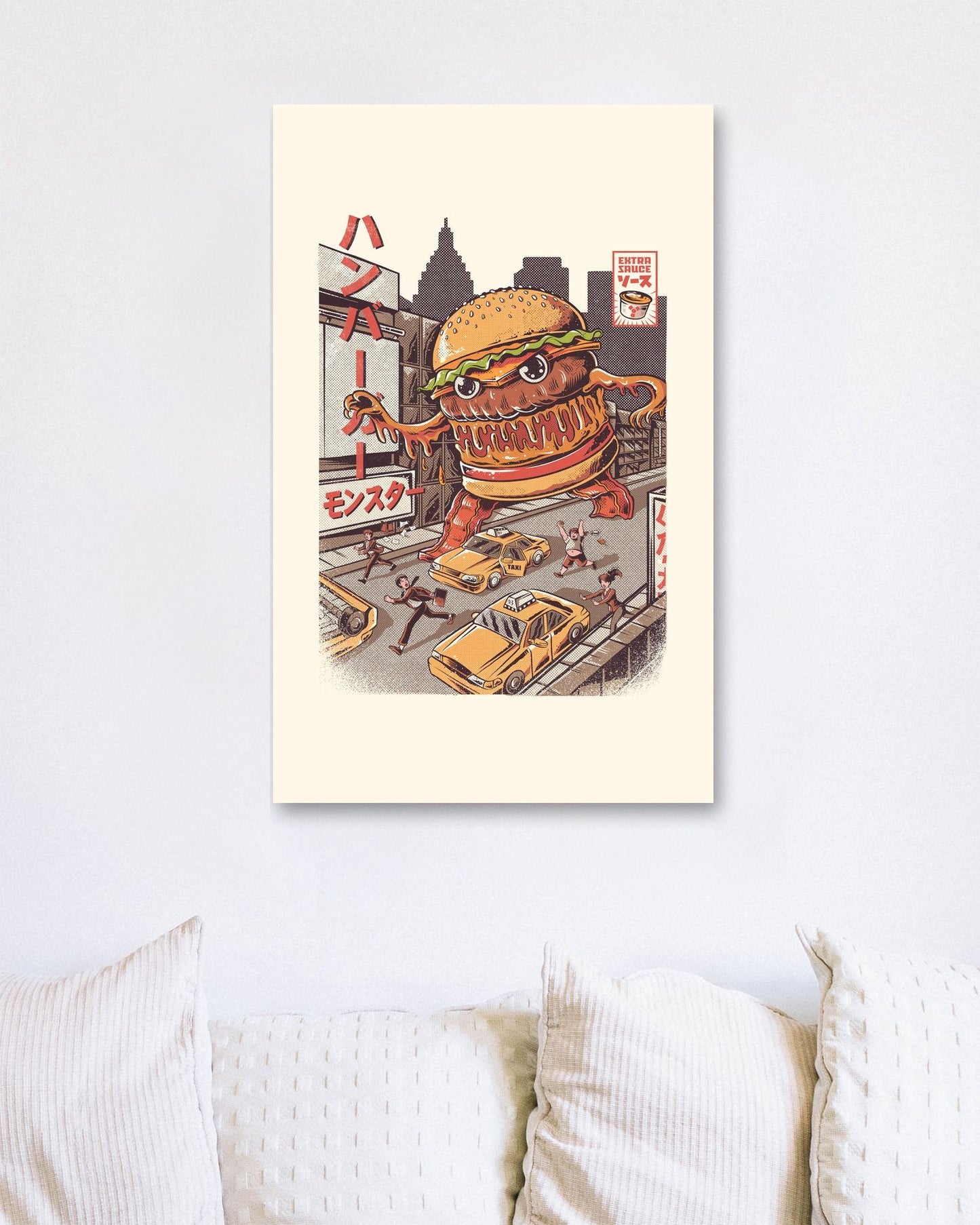 Burgerzilla - @Ilustrata