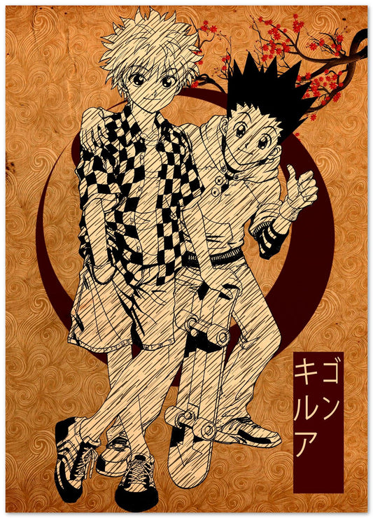 gon and killua - @RezekiArt