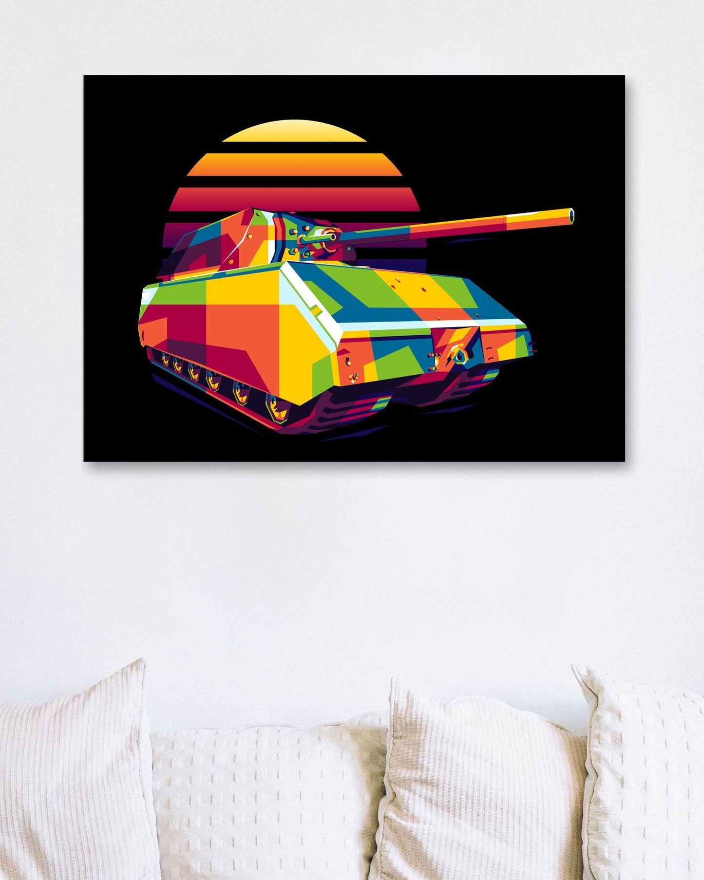 Panzerkampfwagen VIII Maus in WPAP Illustration - @lintank_popart