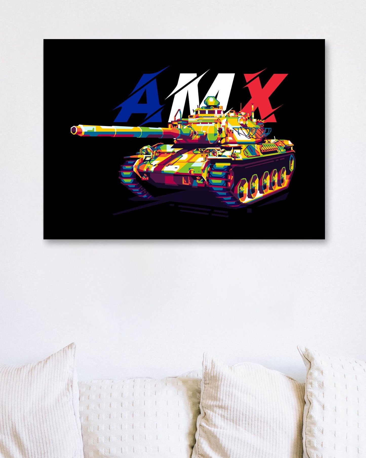 AMX-30 MBT in WPAP Illustration - @lintank_popart