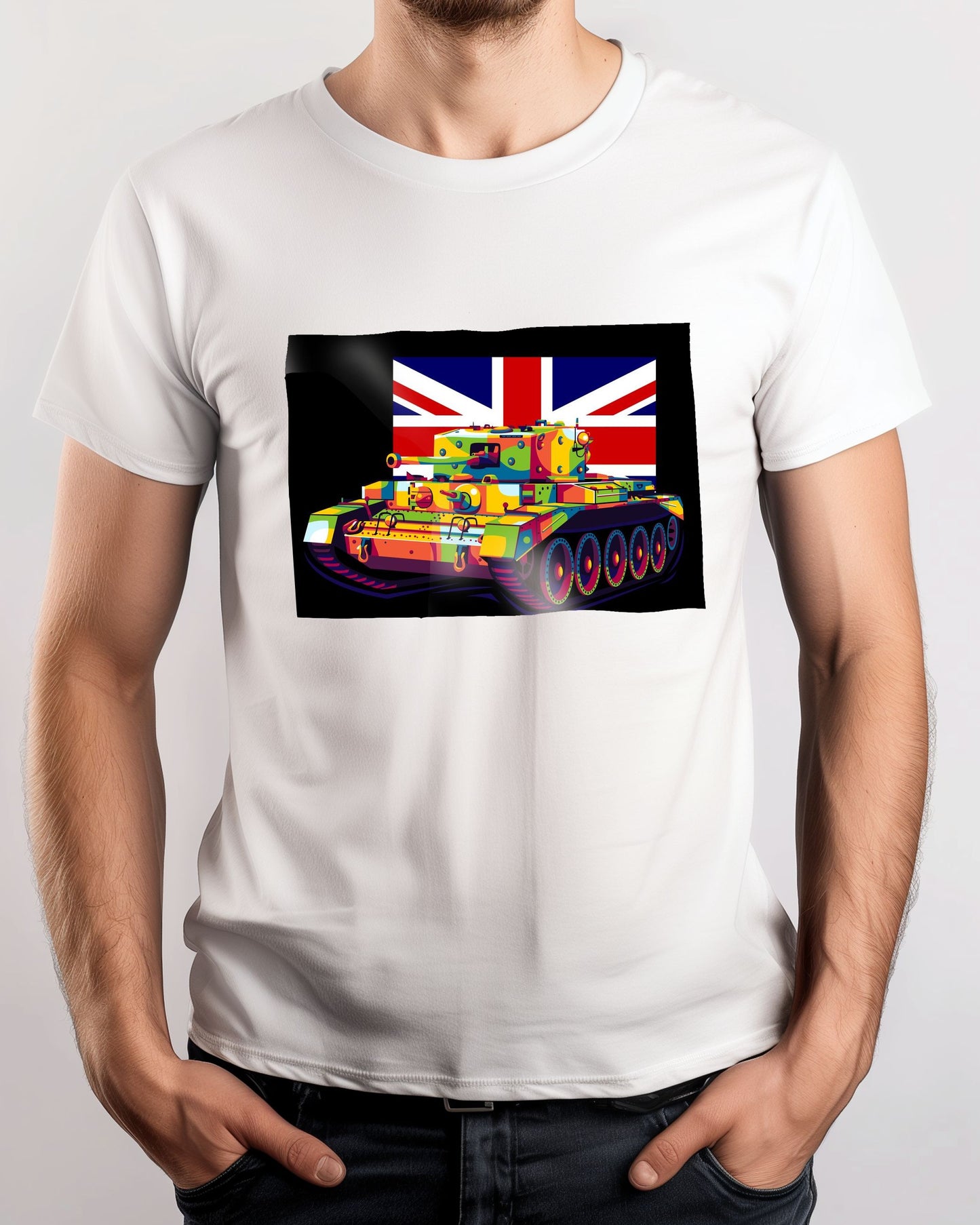 Cromwell Medium Tank in Pop Art Illustration - @lintank_popart