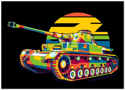 Panzerkampfwagen IV Ausf. J in WPAP Illustration - @lintank_popart