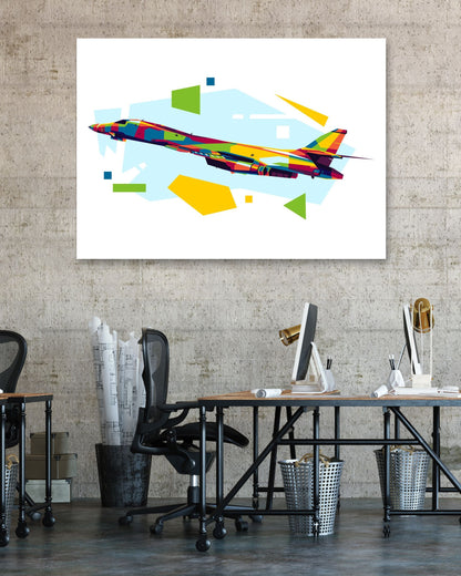 B-1B Lancer in WPAP Illustration - @lintank_popart