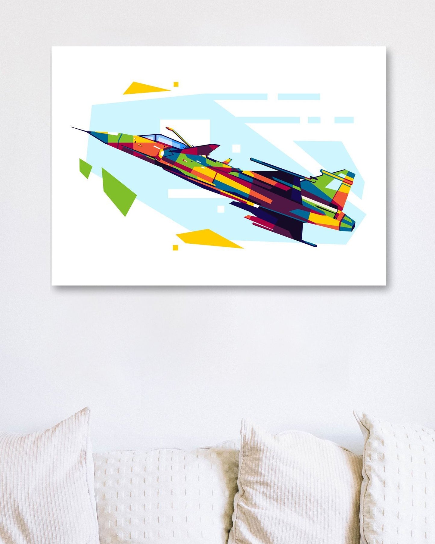 JAS 39 Gripen in WPAP Illustration - @lintank_popart