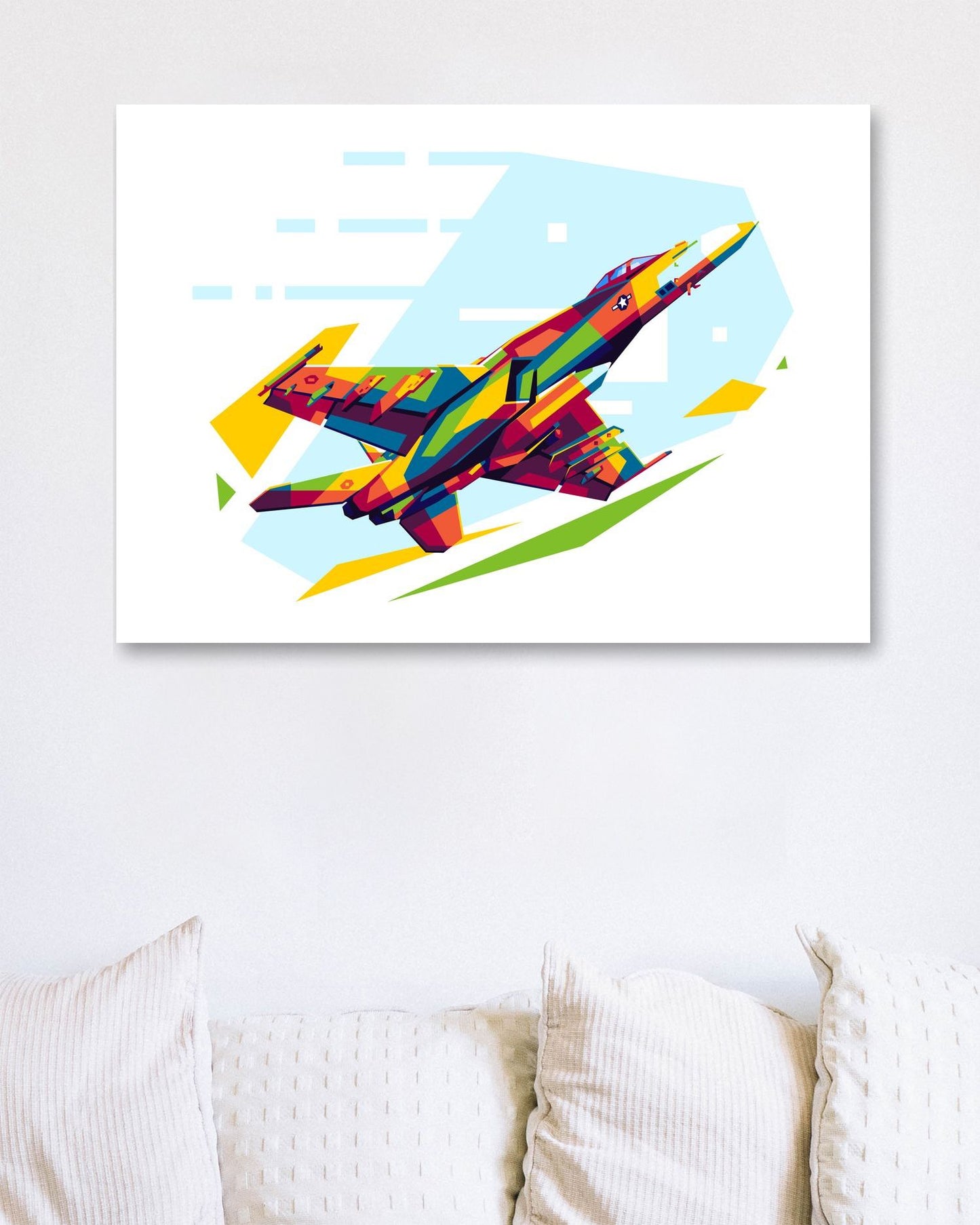 Super Hornet in WPAP Illustration - @lintank_popart