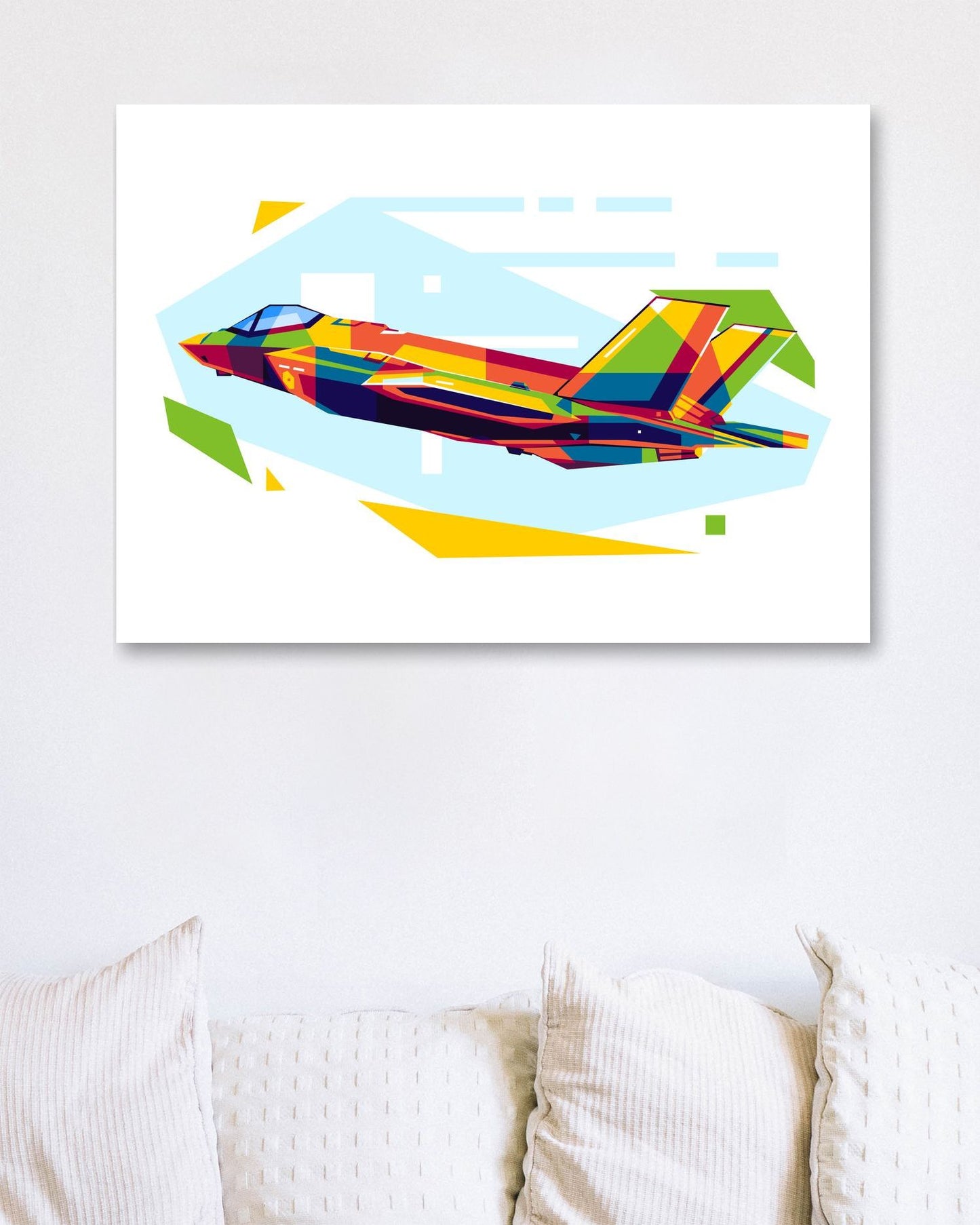 F-35 in WPAP Illustration - @lintank_popart