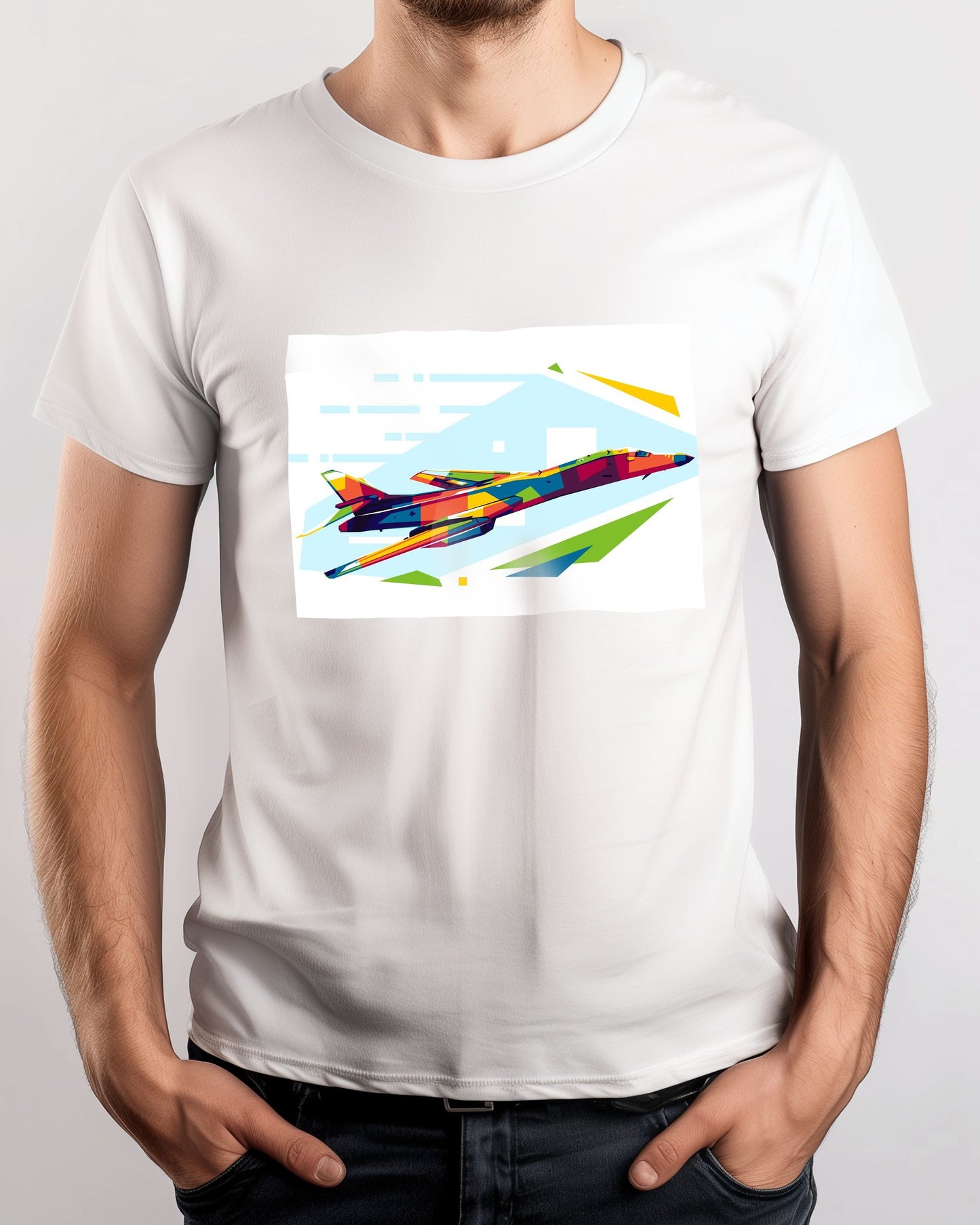 B-1B Lancer Flying in WPAP Illustration - @lintank_popart