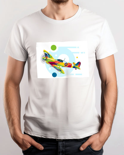 Spitfire in Pop Art Illustration - @lintank_popart