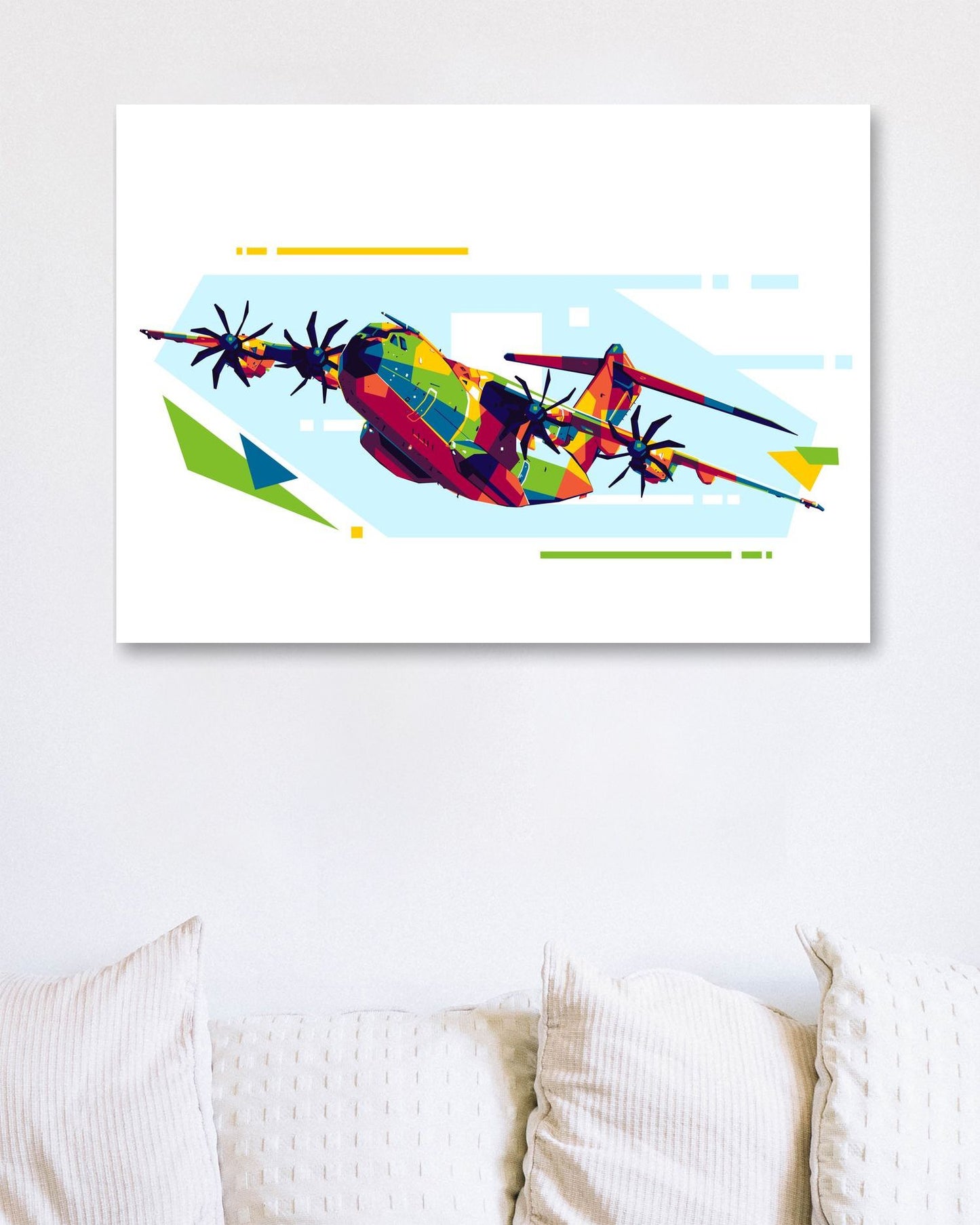 Airbuss A400M in WPAP Illustration - @lintank_popart