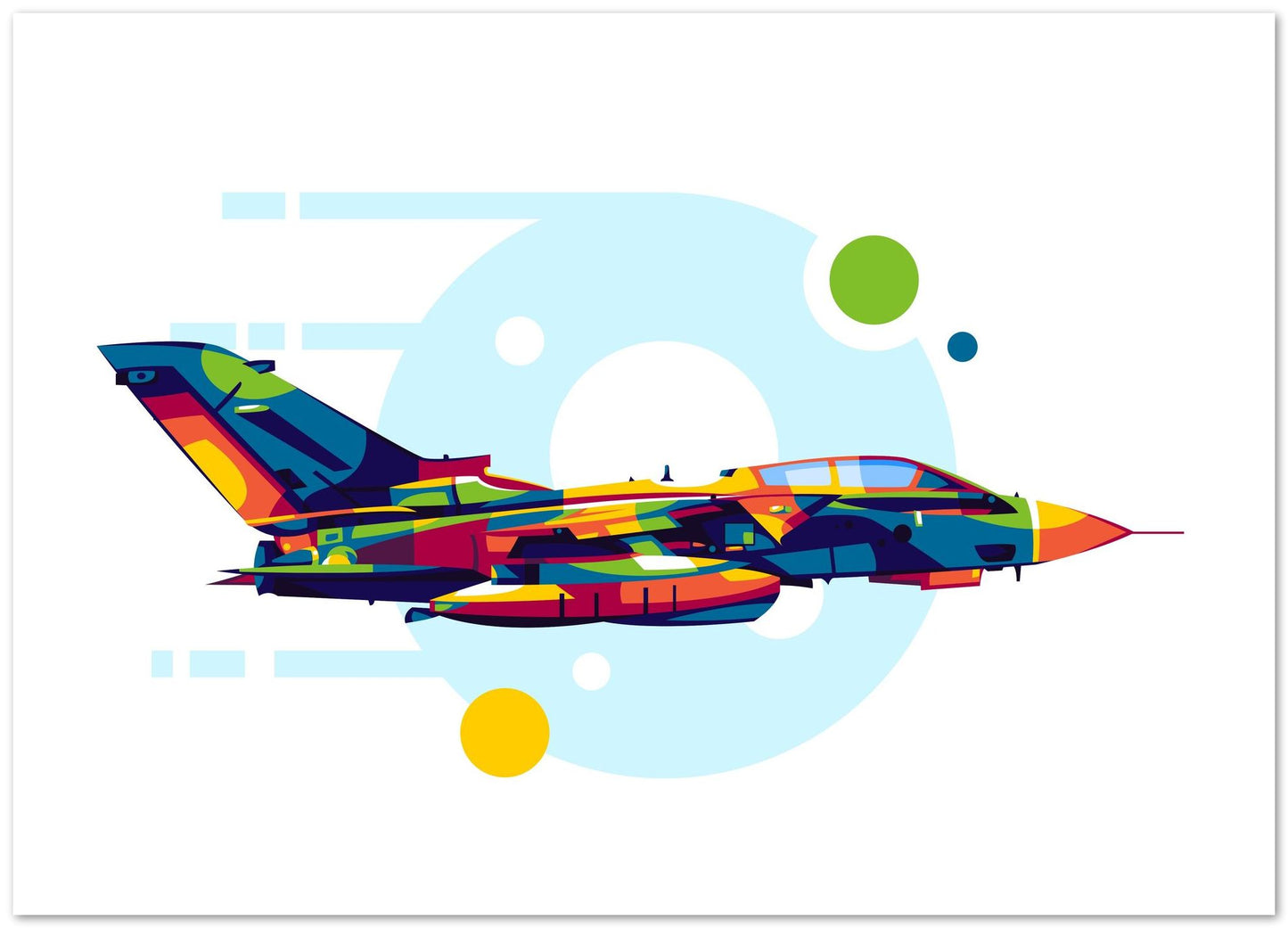 Tornado GR4 in Pop Art Illustration - @lintank_popart