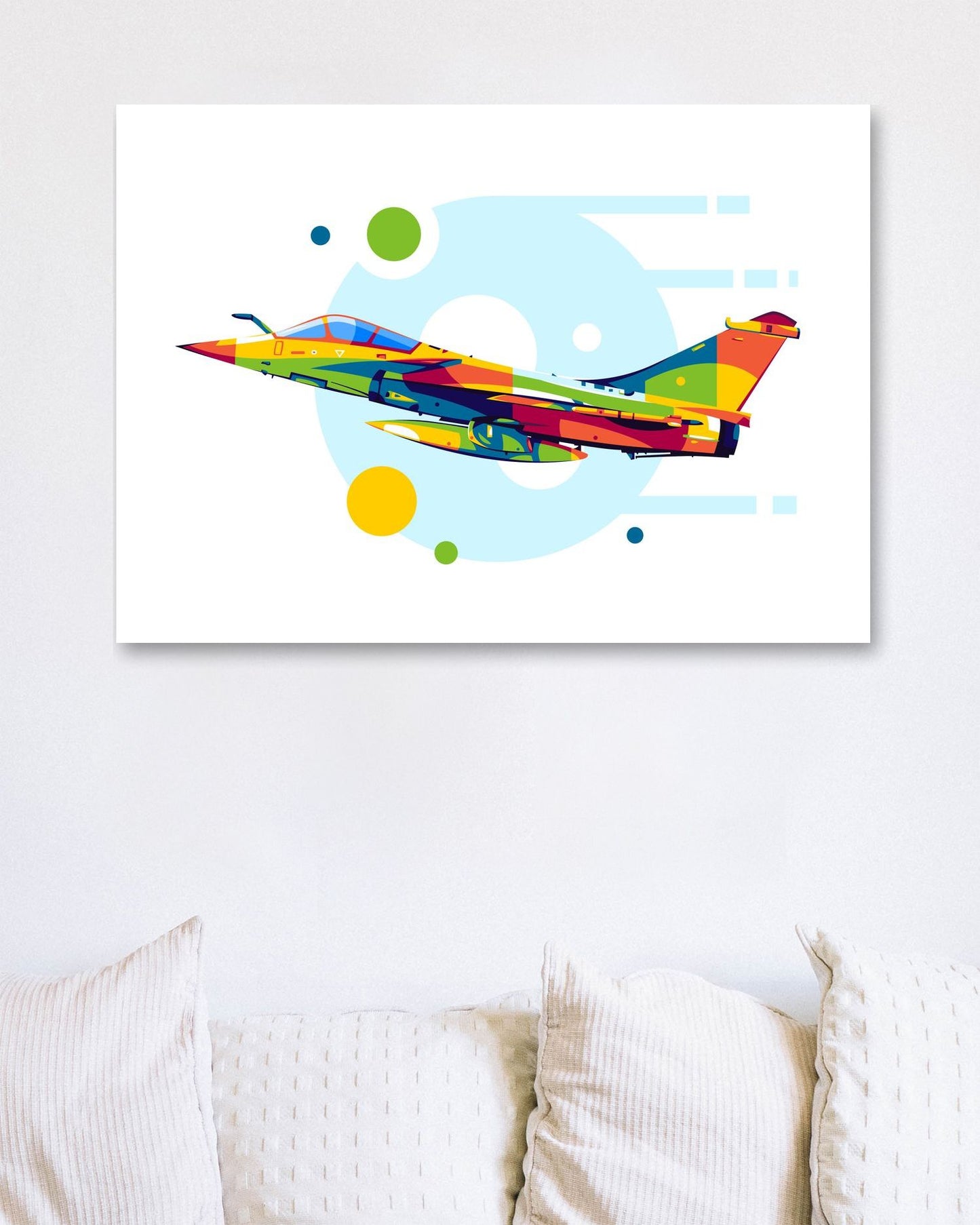 Rafale in Pop Art Illustration - @lintank_popart