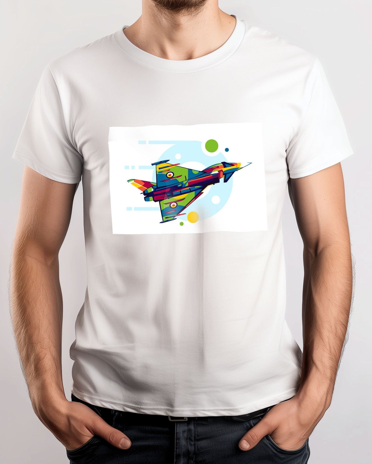 Eurofighter Typhoon in Pop Art Illustration - @lintank_popart