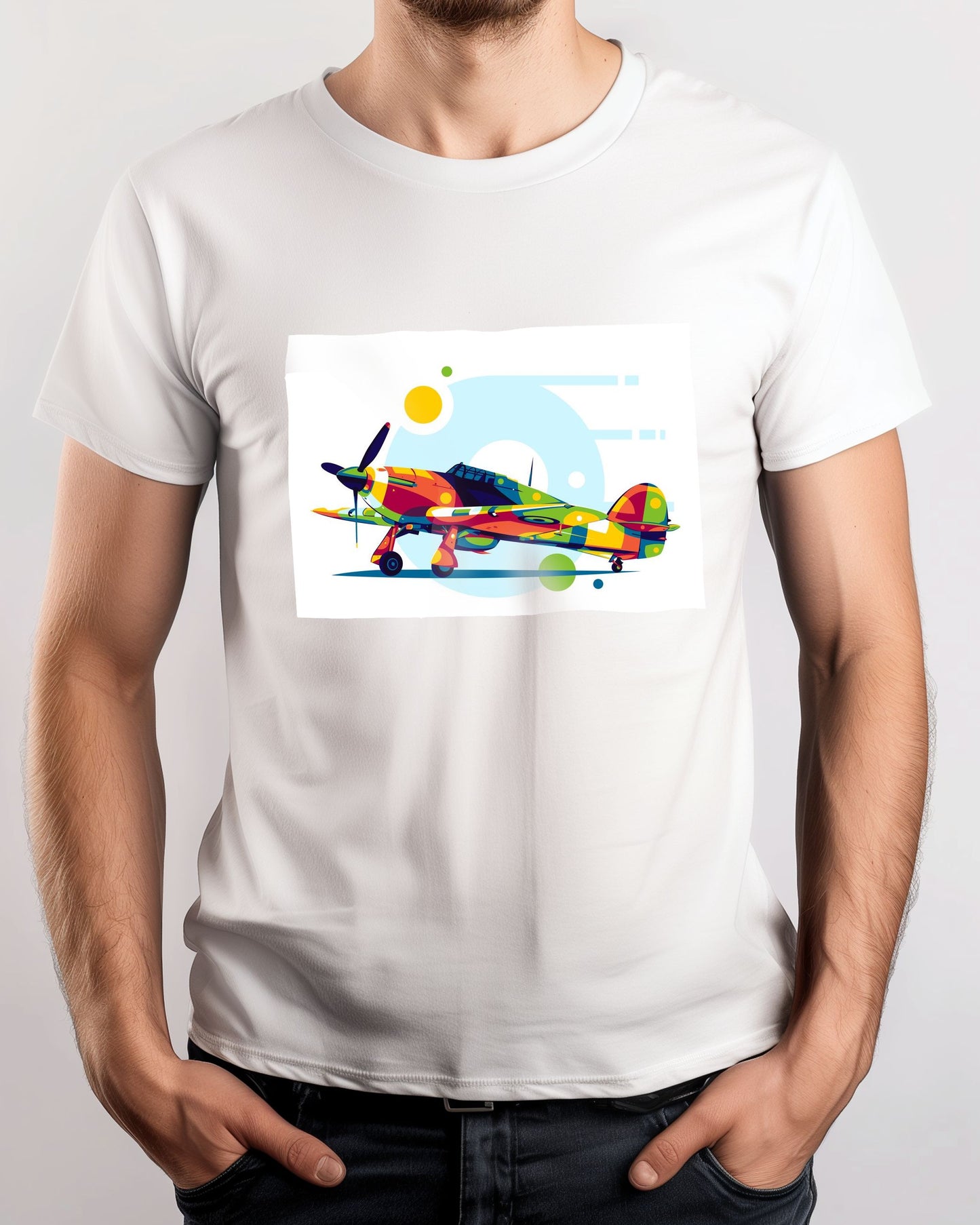 Hawker Hurricane in Pop Art Illustration - @lintank_popart