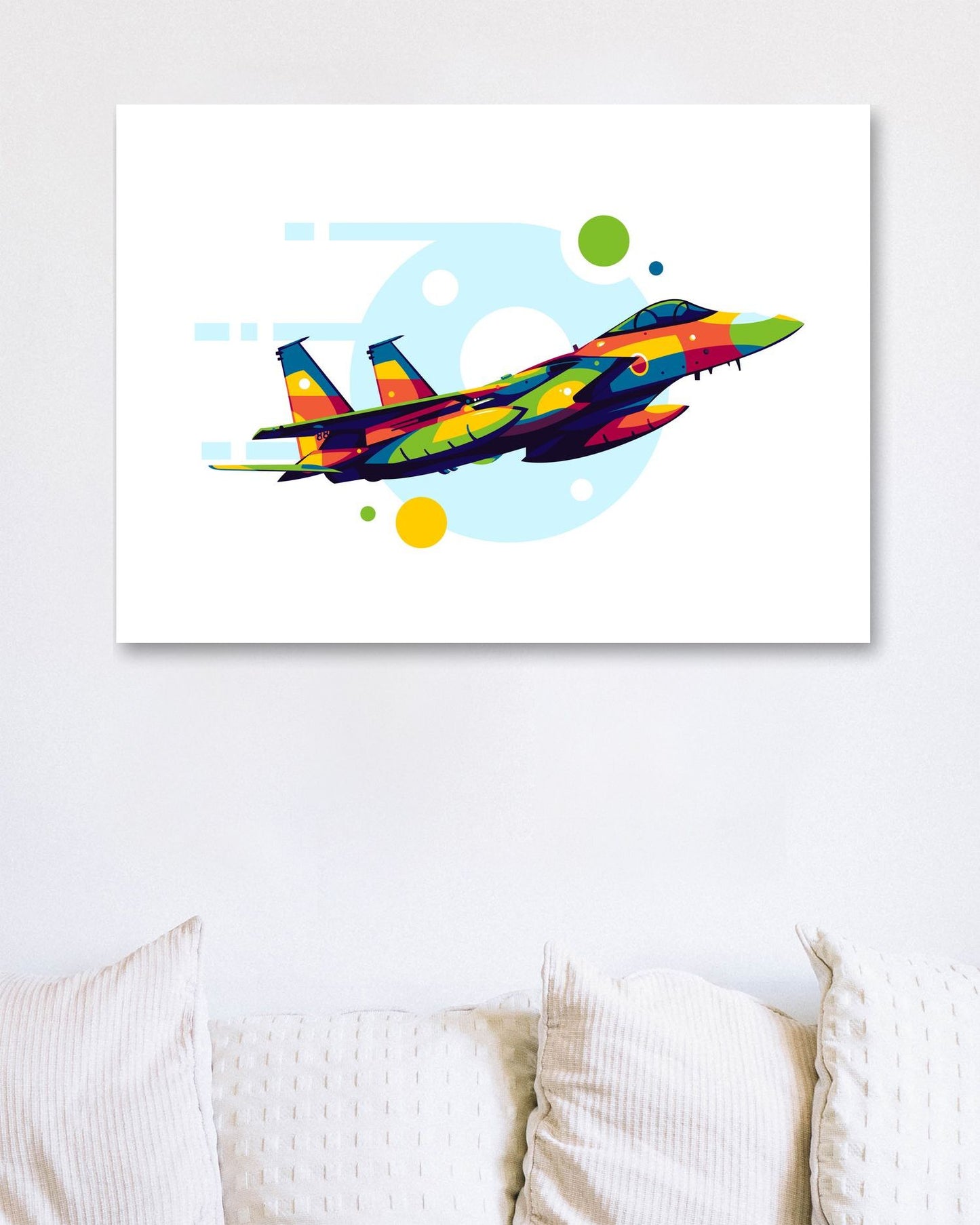 F-15J in Pop Art Illustration - @lintank_popart